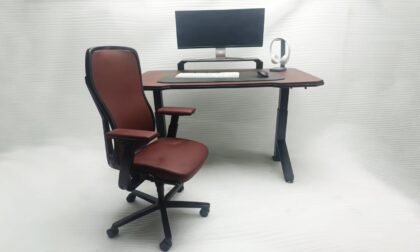 SLA 3D Printed Hyper-Realistic Office Workspace Model