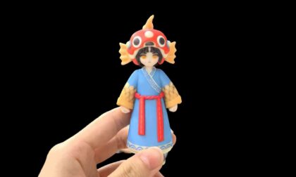 WJP 3D Printed Folk-inspired Fantasy Game Character Figurines