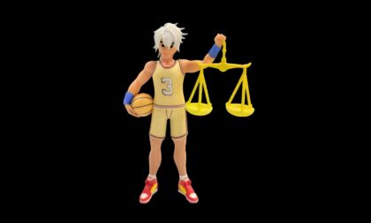 WJP 3D Printed Libra Basketball Character Figurine
