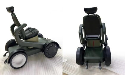 SLA 3D Printed Painted Electric Wheelchair Prototype