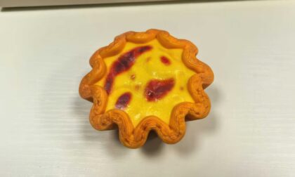 WJP 3D Printed Realistic Egg Tart Display Model