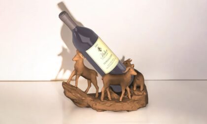 Binder Jet 3D Printed Sand Wine Bottle Holders