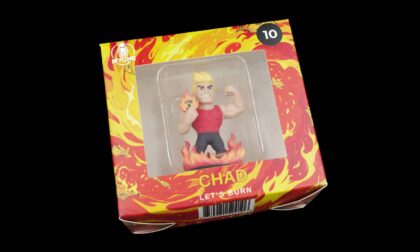 WJP Full-Color 3D Printed Flame Muscle Designer Toy