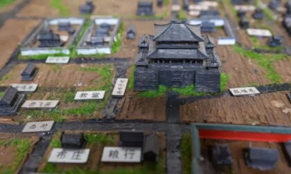 Binder Jet 3D Printed Sandstone Geography Model of Ancient Xiangyang
