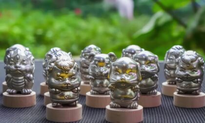 Binder Jet Metal 3D Printed Chinese Zodiac Miniatures