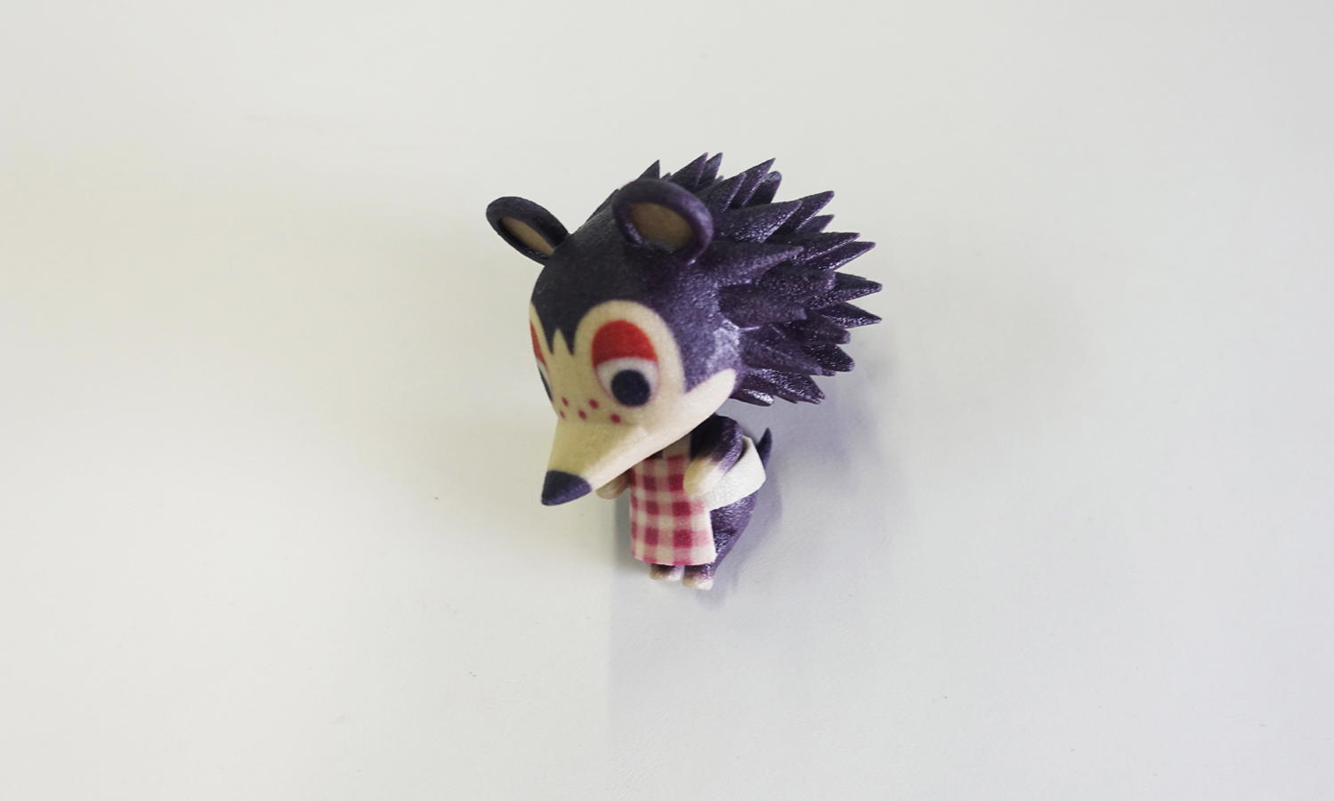 ColorJet 3D Printed Animal Crossing Villager Sable the Hedgehog Sandstone  Statue - FacFox