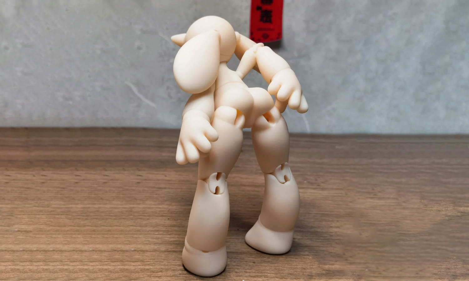 Monumental Parametre med undtagelse af SLA 3D Printed Cartoon Rabbit with a Single Horn Resin BJD Doll - FacFox