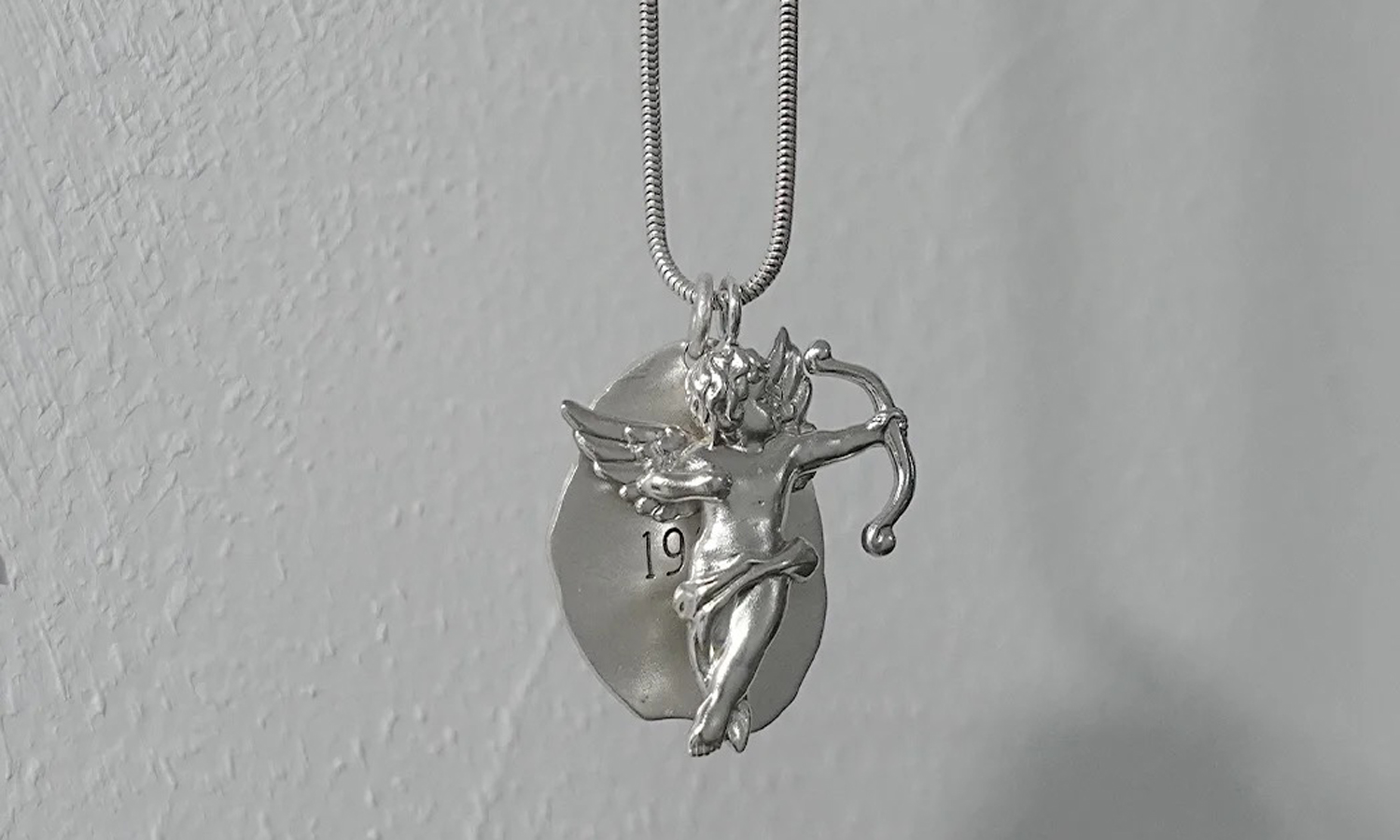 Silver Cupid Necklace Pendants Cast from DLP 3D Printed Resin Patterns ...